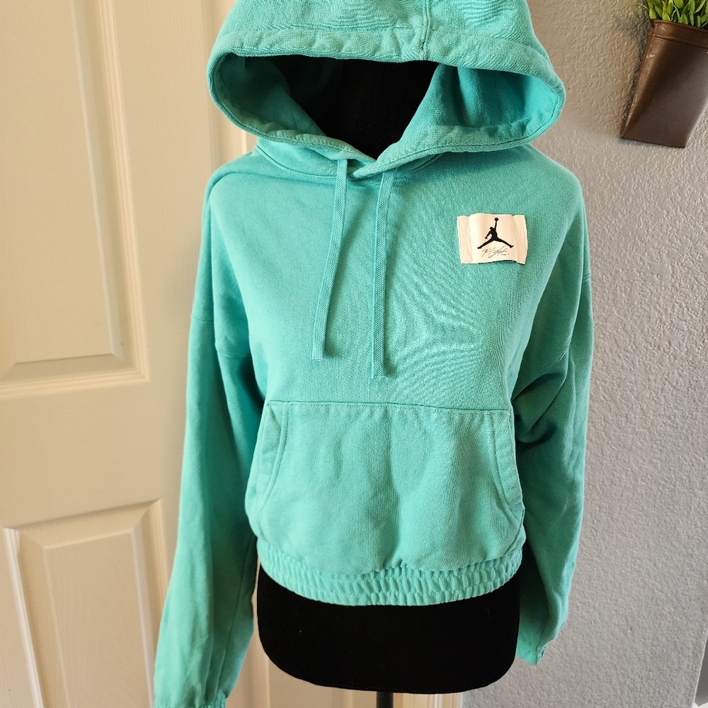 Womens Teal Jorden Hoodie - Picture 6 of 7